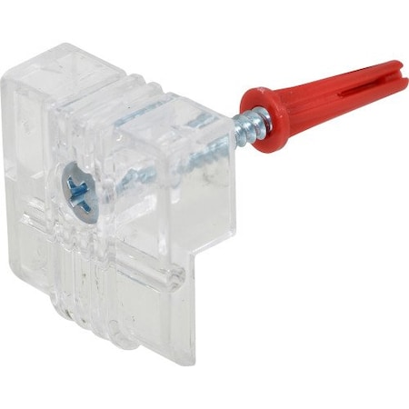 Hillman HILLMAN Plastic Coated Heavy Duty Mirror Holder Kit 20 lb 4 pk 122201